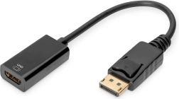 Actieve DisplayPort-naar-HDMI-adapter, 0,2 m, 4K UHD, zwart