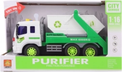 Auto met container en met geluids- en lichteffecten