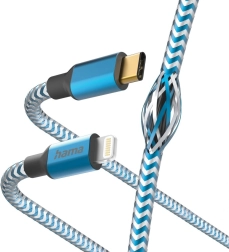 Câble de charge 1,5 m USB-C vers Lightning Bleu