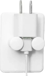 Weißer Rasiererhalter