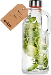Glass bottle with handle 550 ml