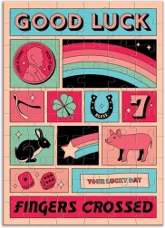GALISON Good Luck Puzzle – 60 Pieces