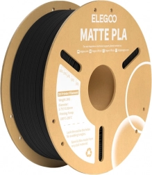 Matte PLA Faser Schwarz von ELEGOO
