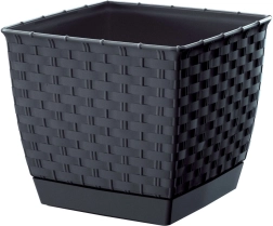 Jardinière Ratolla Square anthracite 22 cm