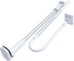 Baseus flexibler Telefon- und Tablet-Halter mit Clip – silbern