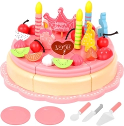 Wooden Birthday Cake for Kids