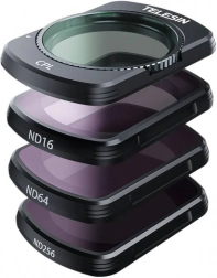 Set of Filters for Lens CPL + ND16/64/256 TELESIN for DJI Osmo Pocket 3