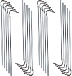 Stahl-Zeltpflöcke 18 cm, Set 20 Stk.