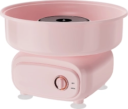 Pink home cotton candy machine with set