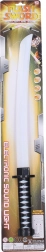 Sabre samouraï lumineux avec sons 58 cm
