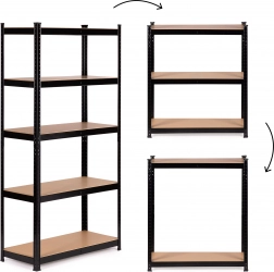 Metallregal mit 5 Böden für Garage und Keller