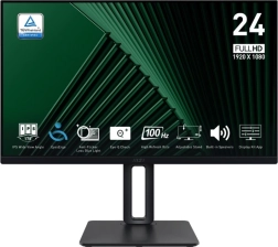 Moniteur 23,8" MSI PRO MP245PG LED, Full HD, 100 Hz, noir