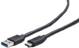 USB 3.0 cable USB‑C (A male to USB‑C male), 0.5 m, black