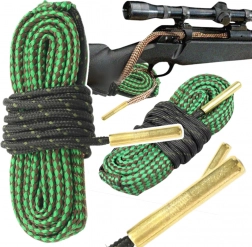 Reinigungsschnur für den Lauf mit integrierten Messingbürsten 5,56/.223/.22