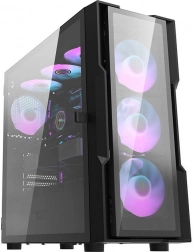 Boîtier d'ordinateur avec éclairage RGB Darkflash