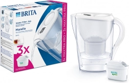 Carafe filtrante BRITA Marella 2,4 l blanche + 3 cartouches MAXTRA PRO Pure Performance