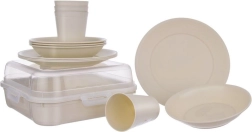 Plastic picknickset 13-delig met transportbox ORION