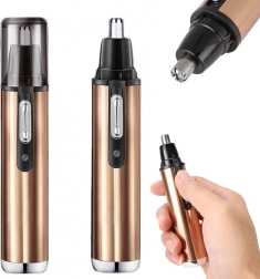 Electric Nose and Ear Hair Trimmer, Rechargeable