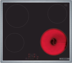 Ceramic cooktop black