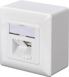 Shielded Wall Outlet Cat.5e 2x RJ45 Shielded