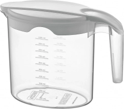 Kunststoffkrug mit Deckel 1 l