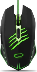 Verkabelte Gaming-Maus 6D optisch USB Esperanza Claw grün