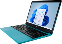 Umax VisionBook 14WRx turquoise – 14,1" notebook met Full HD IPS, Intel Celeron en Windows 11 Pro