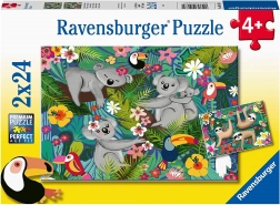 Puzzle RAVENSBURGER Koalas and Sloths 2×24 pieces