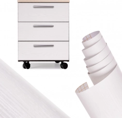 Film décoratif autocollant chêne blanc 1,22 × 50 m