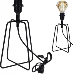 Metal table lamp, black, 31 cm