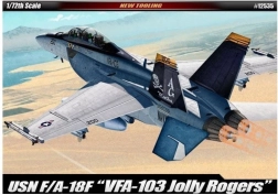 Plastic model aircraft F/A-18F USN VF-103 JOLLY ROGERS 1:72
