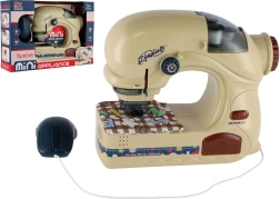 Kinder-Nähmaschine mit Licht, batteriebetrieben, 20 cm