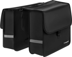 Set doppelte Fahrrad-Gepäcktasche für den Gepäckträger Trizand 28 l