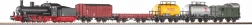Piko starter set freight train with BR 55 DB steam locomotive, H0