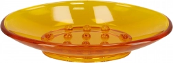 Kunststoff-Seifenschale, Seifenschale – orange