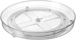 Drehbarer Organizer 27 cm aus transparentem Kunststoff