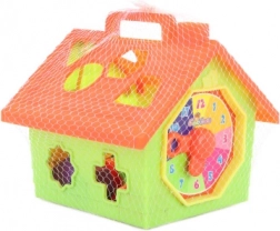 Wooden Shape Sorter House for Kids