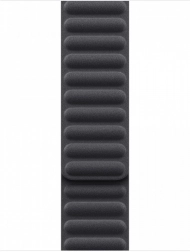 Schwarzes magnetisches Armband mit geripptem Design für Uhren, Größe M/L