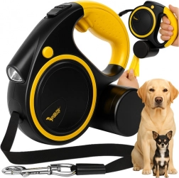 Automatic Dog Leash with LED Flashlight 5 m Purlov