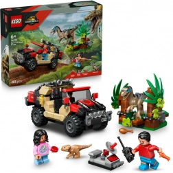 LEGO Jurassic World – Fuite devant le raptor en 4x4