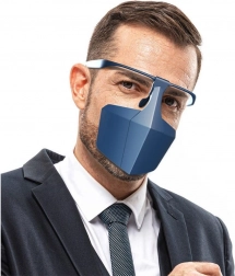 Gezichtsscherm - blauw