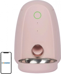 Smart Feeder with Plastic Bowl WIFI mini Dogness (Pink)