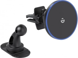 Magnetic Car Mount and Wireless Charger Choetech 15 W MagSafe (Black)