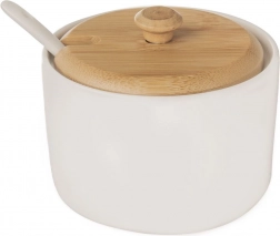 Porzellan-Zuckerdose mit Löffel WHITELINE 240 ml