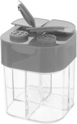 Gewürzdose mit 4 Fächern und Aufklebern ORION