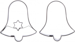Set of cookie cutters bell, stainless steel, 4.6 cm, 2 pcs