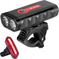 MalTrack Fahrradlichter-Set Exonum 4000 2-in-1 vorne und hinten