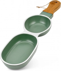 Porseleinen voorgerechtbord TERRESTRIAL 39 × 10 cm