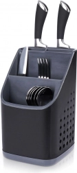Drainer and cutlery holder, black