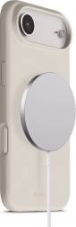color cover magnetic – siliconen hoesje met magsafe voor iphone air, steenbeige
